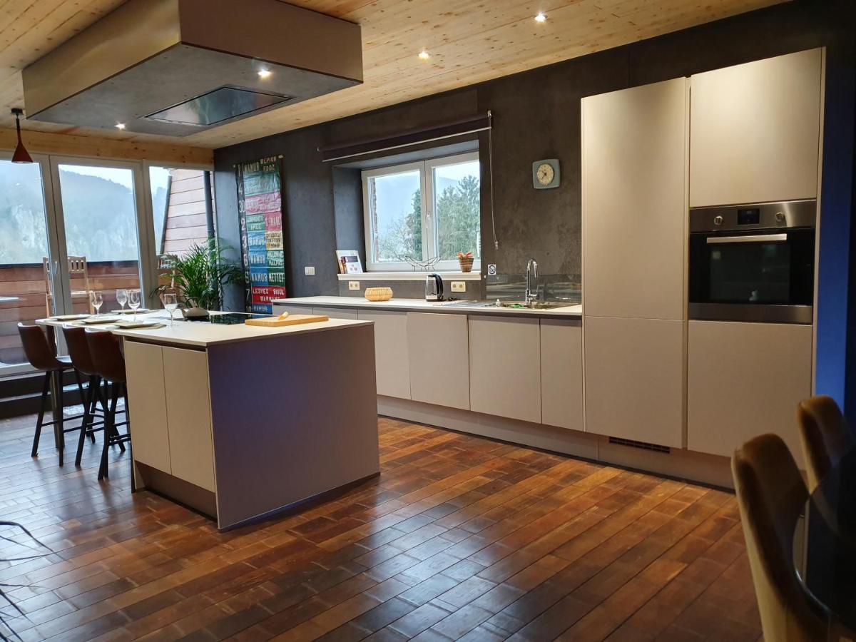 Vue Sur Meuse Apartment Profondeville Bagian luar foto